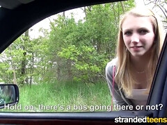 Beatrix Glower gets her natural tits and tight pussy pounded hard in a wild teen porn video