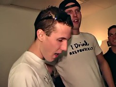 Sucer une bite, Collège université, Homosexuelle, Groupe, Hard, Public