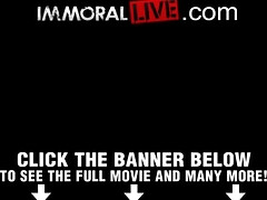 茶髪の, 巨乳な, カップル, バック, ハードコア, ポルノスター, タトゥー, オッパイの