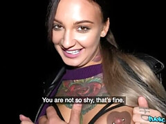 Enthousiasteling, Pijpbeurt, Sperma shot, Vingeren, Buiten, Gezichtspunt, Openbaar, Kut duiken