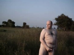 デブ, フェティッシュ, ゲイ, オナニー, アウトドア