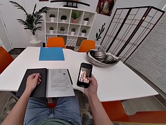 Dreidimensional, Blondine, Blasen, Spermaladung, Aufs gesicht abspritzen, Spassig, Hardcore, Reiten