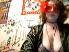 Kink, creamy gushing pussy, mask