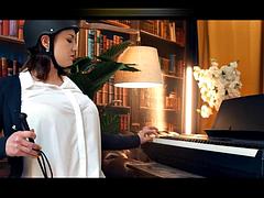 VIP4K. I masturbated in front of the mirror when my neighbour came in