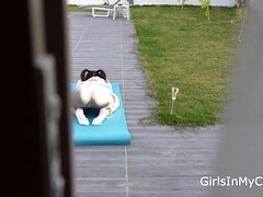 18 ans, Belle grosse femme bgf, Grosse bite, Brunette brune, Double pénétration, Époux mari, Seins naturels, Nénés