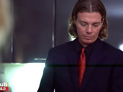 Grote mammen, Blond, Sperma shot, Handbeurt, Hd, Natuurlijke tieten, Douche, Mager