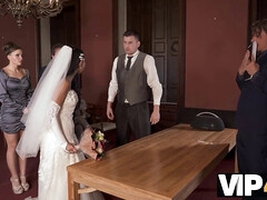 結婚, 茶髪の, 浮気者, Hd, 公共, 息子, ストッキング, 結婚式