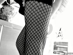 In den arsch, Blondine, Stiefel, Latex, Uniform