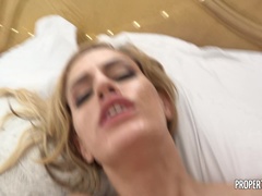 お尻, ブロンド, フェラチオ, バック, ハメ撮り, オマンコ, タトゥー, オッパイの