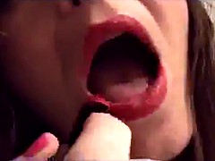 Lips close-up mature dirty talk JOI