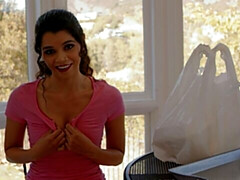 18 jaar, Grote kont, Grote lul, Pijpbeurt, Hondjeshouding, Natuurlijke tieten, Tiener, Tieten likken