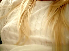 Anal, Cul, Beauté, Blonde, Sucer une bite, Mignonne, Orgasme, Adolescente