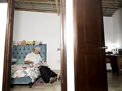 My Neighbor Sneaks Into My Room For Rough Sex - Big Tits MILF Gets Creampie