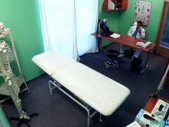 Arsch, Arzt, Handjob, Masturbation, Krankenschwester, Büro, Arsch lecken, Spanner