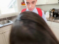 My daddy thinks am mom xxx Borrowing Milk From my Neighbor