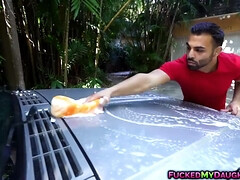 Outdoor Blowjob The Car Wash Boy With Sierra Nicole