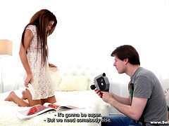 フェラチオ, 茶髪の, バック, ヨーロピアン, 顔射, 馬乗り, 剃毛, ティーン