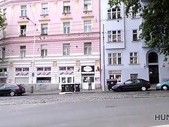 Czech teen gets paid for fucking in the capital for cash