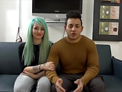 18, 素人, デカパイ, フェラチオ, イく瞬間, 異人種間, スペイン人, ティーン