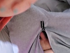 ぽっちゃり, デカチン, 茶髪の, 足, 手コキする, ハードコア, オナニー, 乳首