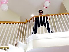 Lil Stripper Ricky Spanish fucks Big Tit Milf Bridgette