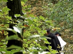 Wild Anal Fuck In The Wood - Couple