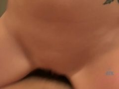 Leie, Blasen, Freundin, Piercing, Pov, Rasiert, Dürr, Titten