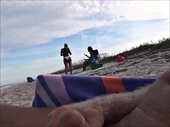 Enthousiasteling, Strand, Flashing, Openbaar, Bekijker