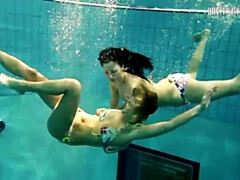 18, フェティッシュ, Hd, レズビアン, プール, シャワー, ティーン, 水中