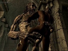 Tridimensionnel, Anal, Homosexuelle, Hard