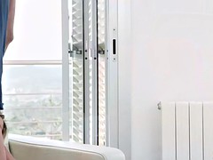 ブロンド, 浮気する, イく瞬間, ヨーロピアン, フランス人, 下着, 馬乗り, ヤリマン