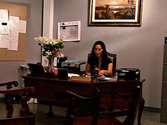 アナル, フェラチオ, 茶髪の, 足, マッサージ, ポルノスター, 馬乗り, オッパイの