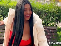 Culo, Morena, Semen en la boca, Estilo perrito, Interracial, Latina, Maduro, Tetas naturales