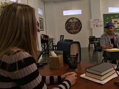 Devon Lee Lets A Student Fuck Her In The Classroom