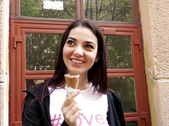 Jessica Malone gives head and gets nicely fucked in public
