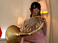 Japanese babe Kanako Iioka gets an orgasm from a sex toy
