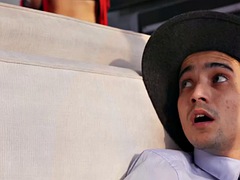 デカパイ, ブロンド, フェラチオ, フェティッシュ, 手コキする, 下着, フェラする, オッパイの