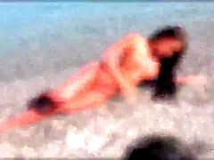 Marveera La Cote teasing in sexy bikini - Solo outdoors on the beach