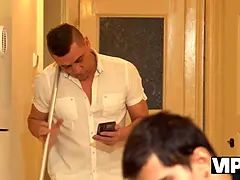 Blond, Man die toekijkt, Tsjechisch, Exam, Hd, Man, Kut duiken, Uniformpje