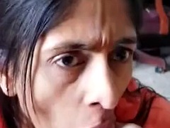Sucer une bite, Tir de sperme, Faciale, Indienne, Suçant