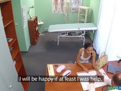 フェラチオ, 医者, フェティッシュ, なめる, 看護婦, オフィス, オマンコ, のぞき