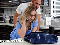 Nurse Codi Vore Is Running Late & Her Horny Bf Damon Dice Wants Her Big Boobs