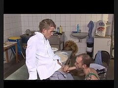 Grosser schwanz, Blasen, Paar, Schwul, Handjob, Masturbation, Im freien, Vintage