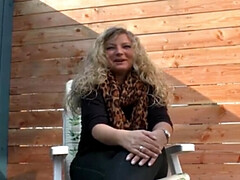 ブロンド, 巨乳な, 女, ドイツ人, オナニー, 熟年, ピアス, 一人