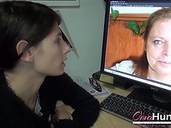 デカパイ, エロ熟女, なめる, オナニー, 熟年, 淫乱熟女, オマンコ, 三人