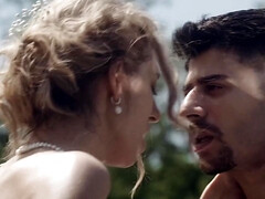 Kont, Pijpbeurt, Sperma, Vrouw, Handbeurt, Hardcore, Buiten, Tieten likken