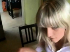 Hot babe creampied at home