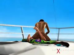 3d, アナル, 中出し, バック, Hd, アウトドア, 剃毛, 奴隷