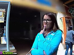ブロンド, チン, ハメ撮り, オマンコ, ガリガリ, ストリッピング, フェラする, ティーン