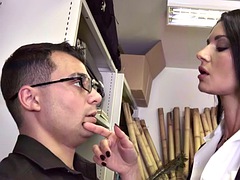 Schönheit, Braunhaarige, Pummelig, Erotisch, Milf, Reiten, Erotischer film, Stiefmutter